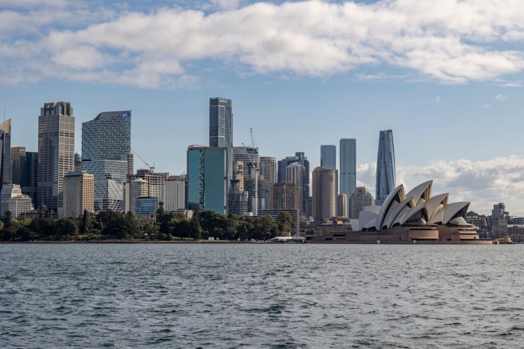 Sydney CBD in Australia.