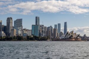 Sydney CBD in Australia.